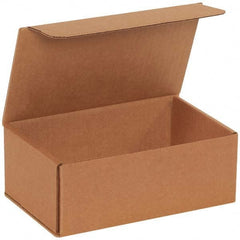 Made in USA - Pack of (50), 5" Wide x 8" Long x 3" High Corrugated Shipping Boxes - Exact Tool & Supply