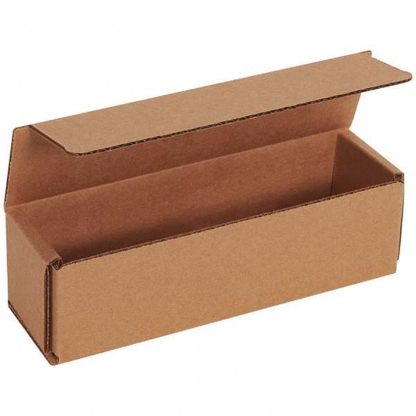 Made in USA - Pack of (50), 2" Wide x 7" Long x 2" High Corrugated Shipping Boxes - Exact Tool & Supply