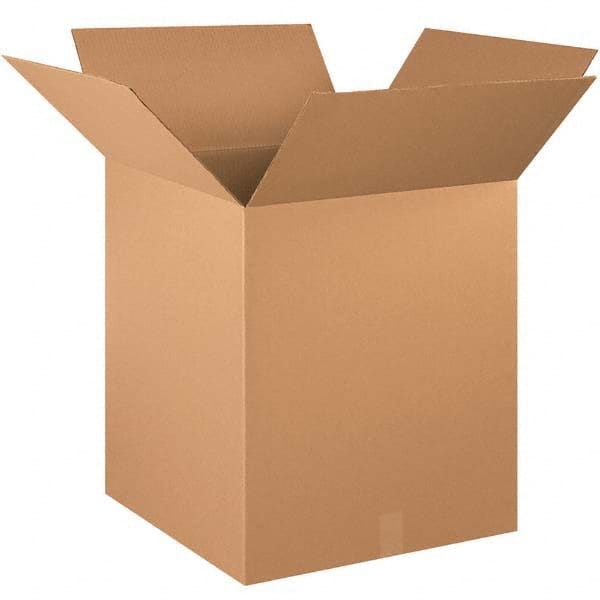 Made in USA - Pack of (10), 22" Wide x 22" Long x 24" High Corrugated Shipping Boxes - Exact Tool & Supply