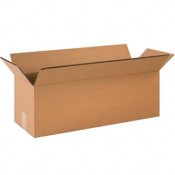 Made in USA - Pack of (10), 12" Wide x 40" Long x 12" High Corrugated Shipping Boxes - Exact Tool & Supply