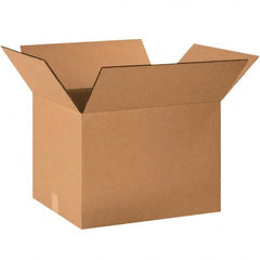Made in USA - Pack of (15), 16" Wide x 20" Long x 12" High Corrugated Shipping Boxes - Exact Tool & Supply