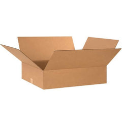 Made in USA - Pack of (15), 23" Wide x 25-1/4" Long x 5" High Corrugated Shipping Boxes - Exact Tool & Supply