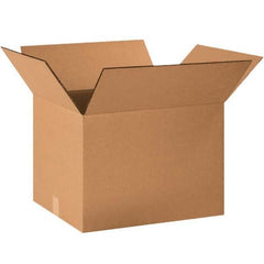Made in USA - Pack of (15), 16" Wide x 20" Long x 10" High Corrugated Shipping Boxes - Exact Tool & Supply