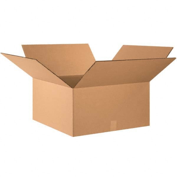 Made in USA - Pack of (10), 24" Wide x 24" Long x 10" High Corrugated Shipping Boxes - Exact Tool & Supply