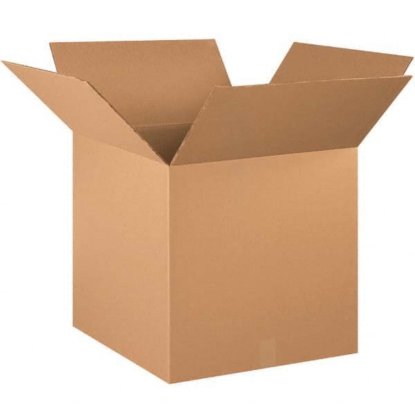 Made in USA - Pack of (10), 20" Wide x 20" Long x 24" High Corrugated Shipping Boxes - Exact Tool & Supply