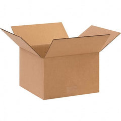 Made in USA - Pack of (25), 10" Wide x 10" Long x 6" High Moving Boxes - Exact Tool & Supply