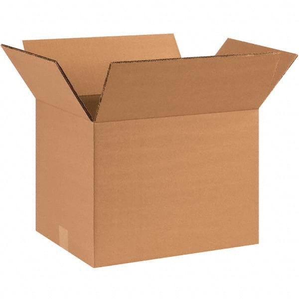 Made in USA - Pack of (15), 12" Wide x 15" Long x 12" High Heavy Duty Corrugated Boxes - Exact Tool & Supply