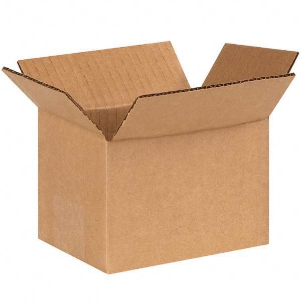 Made in USA - Pack of (25), 4" Wide x 6" Long x 4" High Moving Boxes - Exact Tool & Supply