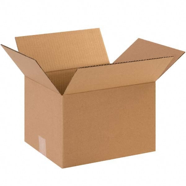 Made in USA - Pack of (25), 10" Wide x 12" Long x 8" High Moving Boxes - Exact Tool & Supply