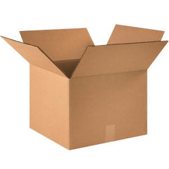 Made in USA - Pack of (15), 15" Wide x 15" Long x 10" High Heavy Duty Corrugated Boxes - Exact Tool & Supply