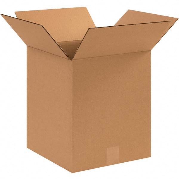 Made in USA - Pack of (25), 9-1/4" Wide x 12-1/4" Long x 6" High Moving Boxes - Exact Tool & Supply