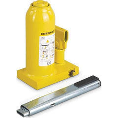 Enerpac - Manual Bottle, Screw, Ratchet & Hydraulic Jacks Type: Hydraulic Bottle Jack Load Capacity (Ton): 8 (Inch) - Exact Tool & Supply