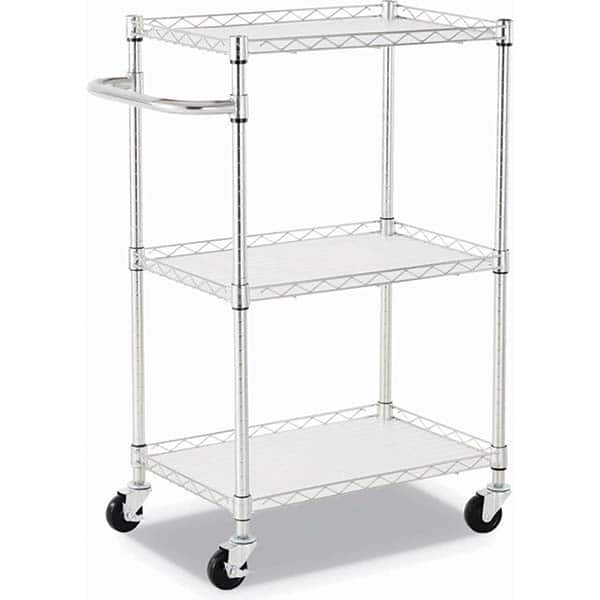 ALERA - Carts Type: Laundry/Liner Cart Number of Shelves: 3 - Exact Tool & Supply