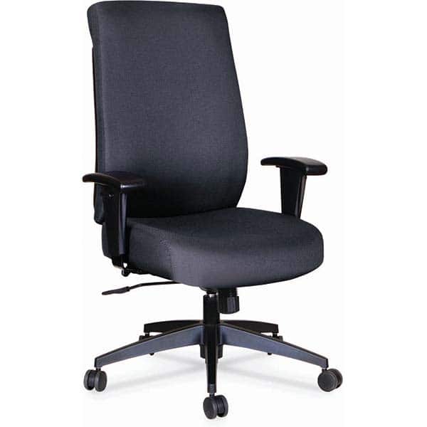 ALERA - Swivel & Adjustable Office Chairs Type: High Back Chair Color: Black - Exact Tool & Supply