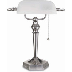 ALERA - Task Lights Fixture Type: Desk Color: Brushed Nickel - Exact Tool & Supply