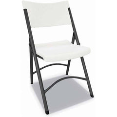 ALERA - Folding Chairs Pad Type: Folding Chair Material: Resin - Exact Tool & Supply