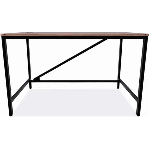 ALERA - Office Desks Type: Table Desk Color: Modern Walnut - Exact Tool & Supply