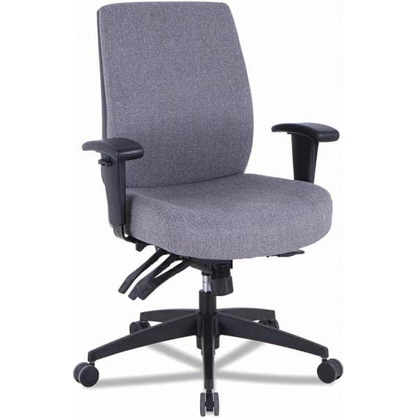 ALERA - Swivel & Adjustable Office Chairs Type: Multifunction Chair Color: Gray - Exact Tool & Supply