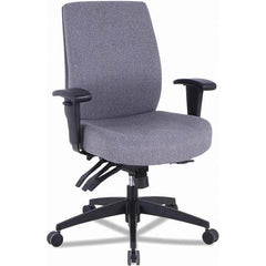 ALERA - Swivel & Adjustable Office Chairs Type: Multifunction Chair Color: Gray - Exact Tool & Supply