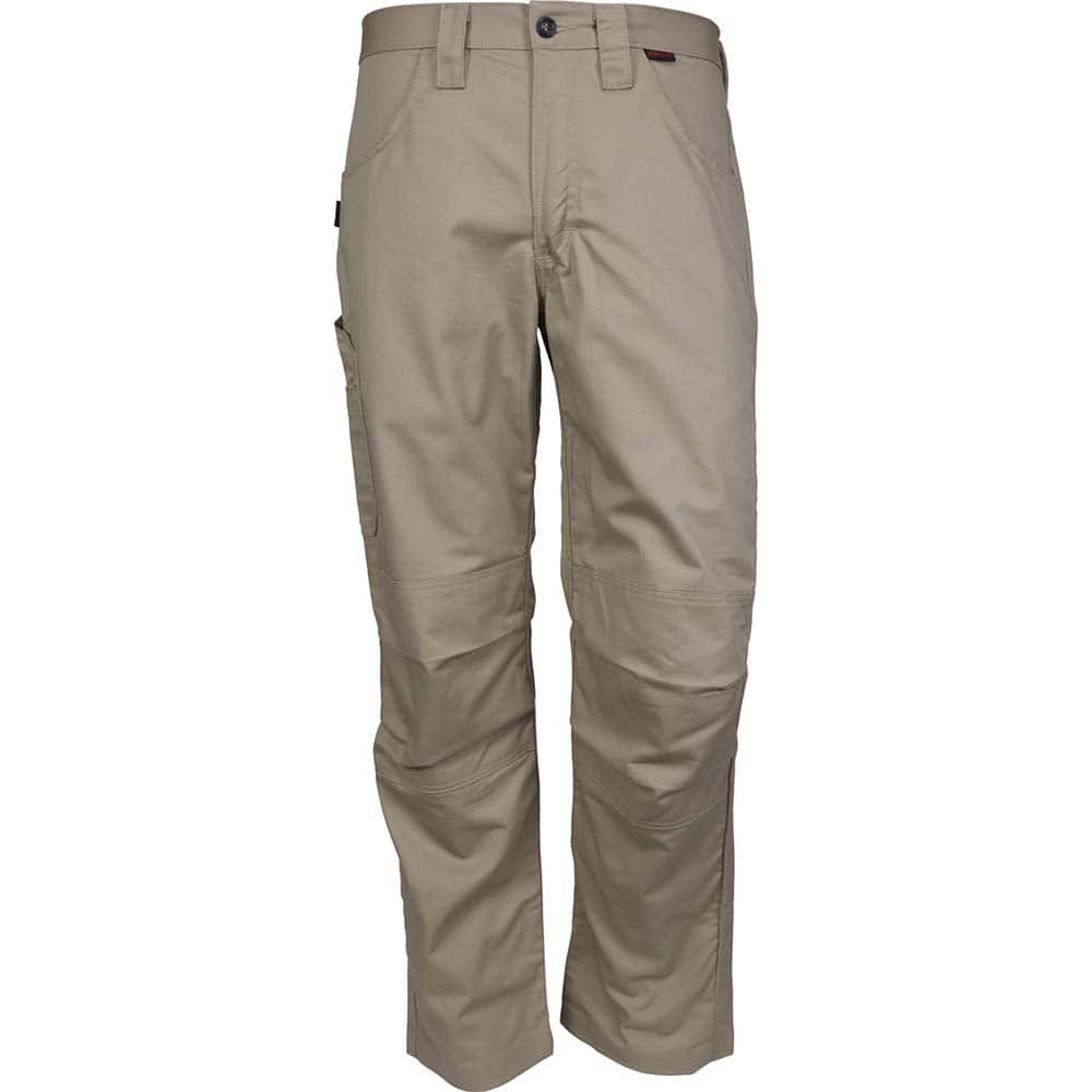 MCR Safety - Pants & Chaps; Garment Style: Pants ; Garment Type: Arc Flash; Flame Resistant/Retardant ; Inseam (Inch): 28 ; Waist Size (Inch): 30 ; Color: Tan ; Material: 88% Cotton; 12% Nylon Twill - Exact Tool & Supply