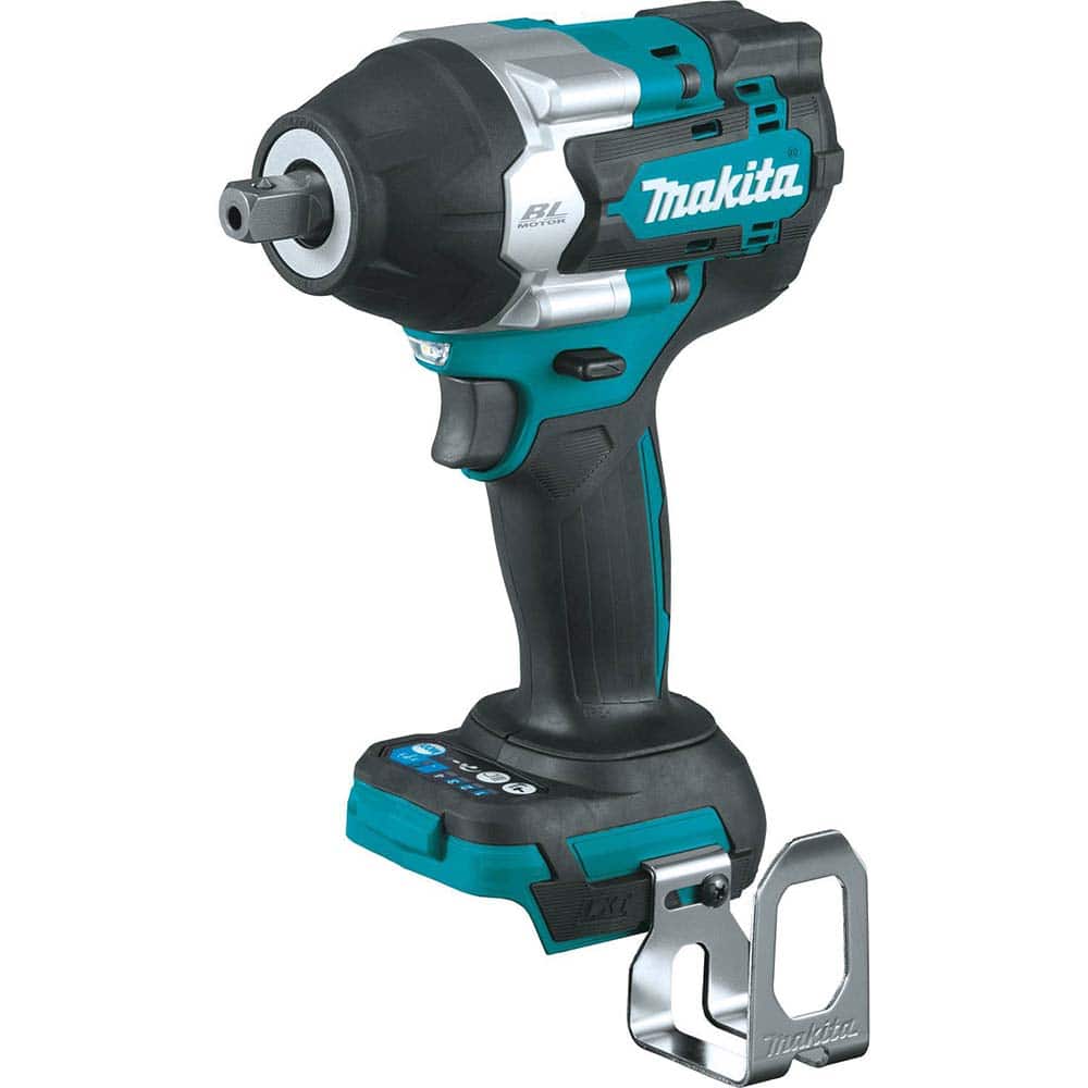 Makita - Electric Impact Wrenches & Ratchets; Amperage: 5 ; Handle Type: Pistol Grip ; Drive Size (Inch): 1/2 ; Speed (RPM): 0-2200 ; Torque (N/m): 700 ; Torque (Ft/Lb): 520 - Exact Tool & Supply