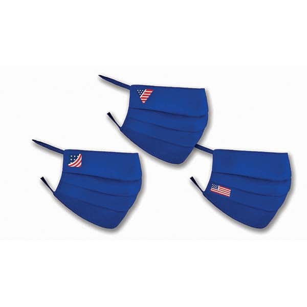 Made in USA - 3 Pk Patriot Face Mask - Exact Tool & Supply