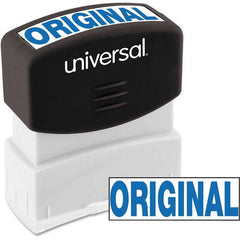 UNIVERSAL - Pre-inked Stock Stamps Type: Message Message: ORIGINAL - Exact Tool & Supply