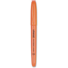 UNIVERSAL - Markers & Paintsticks Type: Highlighters Color: Fluorescent Orange - Exact Tool & Supply