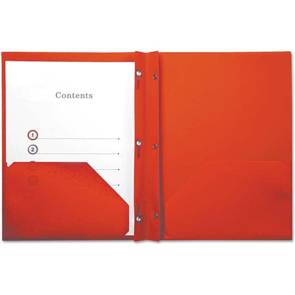 UNIVERSAL - Portfolios, Report Covers & Pocket Binders Three Hole Report Cover Type: Report Cover-Tang/Prong Binding Width (Inch): 9.84 - Exact Tool & Supply