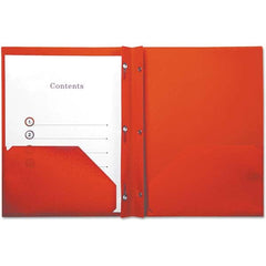 UNIVERSAL - Portfolios, Report Covers & Pocket Binders Three Hole Report Cover Type: Report Cover-Tang/Prong Binding Width (Inch): 9.84 - Exact Tool & Supply