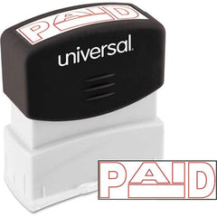 UNIVERSAL - Pre-inked Stock Stamps Type: Message Message: PAID - Exact Tool & Supply
