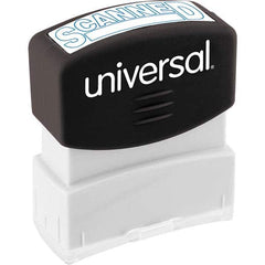 UNIVERSAL - Pre-inked Stock Stamps Type: Message Message: SCANNED - Exact Tool & Supply