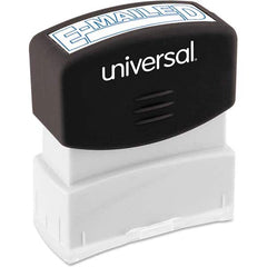 UNIVERSAL - Pre-inked Stock Stamps Type: Message Message: E-MAILED - Exact Tool & Supply