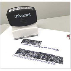UNIVERSAL - Pre-inked Stock Stamps Type: Message Message: Obscures Data - Exact Tool & Supply