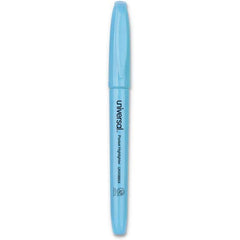 UNIVERSAL - Markers & Paintsticks Type: Highlighters Color: Fluorescent Blue - Exact Tool & Supply