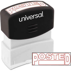 UNIVERSAL - Pre-inked Stock Stamps Type: Message Message: POSTED - Exact Tool & Supply