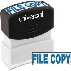 UNIVERSAL - Pre-inked Stock Stamps Type: Message Message: FILE COPY - Exact Tool & Supply