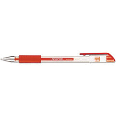 UNIVERSAL - Pens & Pencils Type: Comfort Grip Stick Pen Color: Red - Exact Tool & Supply