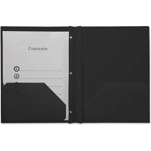 UNIVERSAL - Portfolios, Report Covers & Pocket Binders Three Hole Report Cover Type: Report Cover-Tang/Prong Binding Width (Inch): 9.84 - Exact Tool & Supply