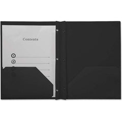 UNIVERSAL - Portfolios, Report Covers & Pocket Binders Three Hole Report Cover Type: Report Cover-Tang/Prong Binding Width (Inch): 9.84 - Exact Tool & Supply