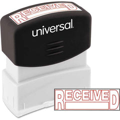 UNIVERSAL - Pre-inked Stock Stamps Type: Message Message: RECEIVED - Exact Tool & Supply