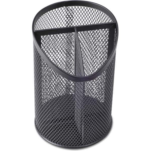 UNIVERSAL - Desktop File Organizers Type: Pencil Cup Color: Black - Exact Tool & Supply