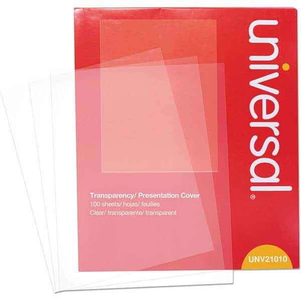 UNIVERSAL - Transparency Films & Sleeves Audio Visual Conference Accessory Type: Transparency Sleeves For Use With: Laser Copiers & Printers - Exact Tool & Supply
