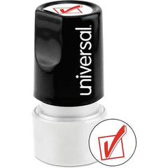 UNIVERSAL - Pre-inked Stock Stamps Type: Message Message: CHECK MARK (ICON) - Exact Tool & Supply