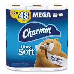 Charmin - Toilet Tissue Type: Standard Roll Ply: 2 - Exact Tool & Supply