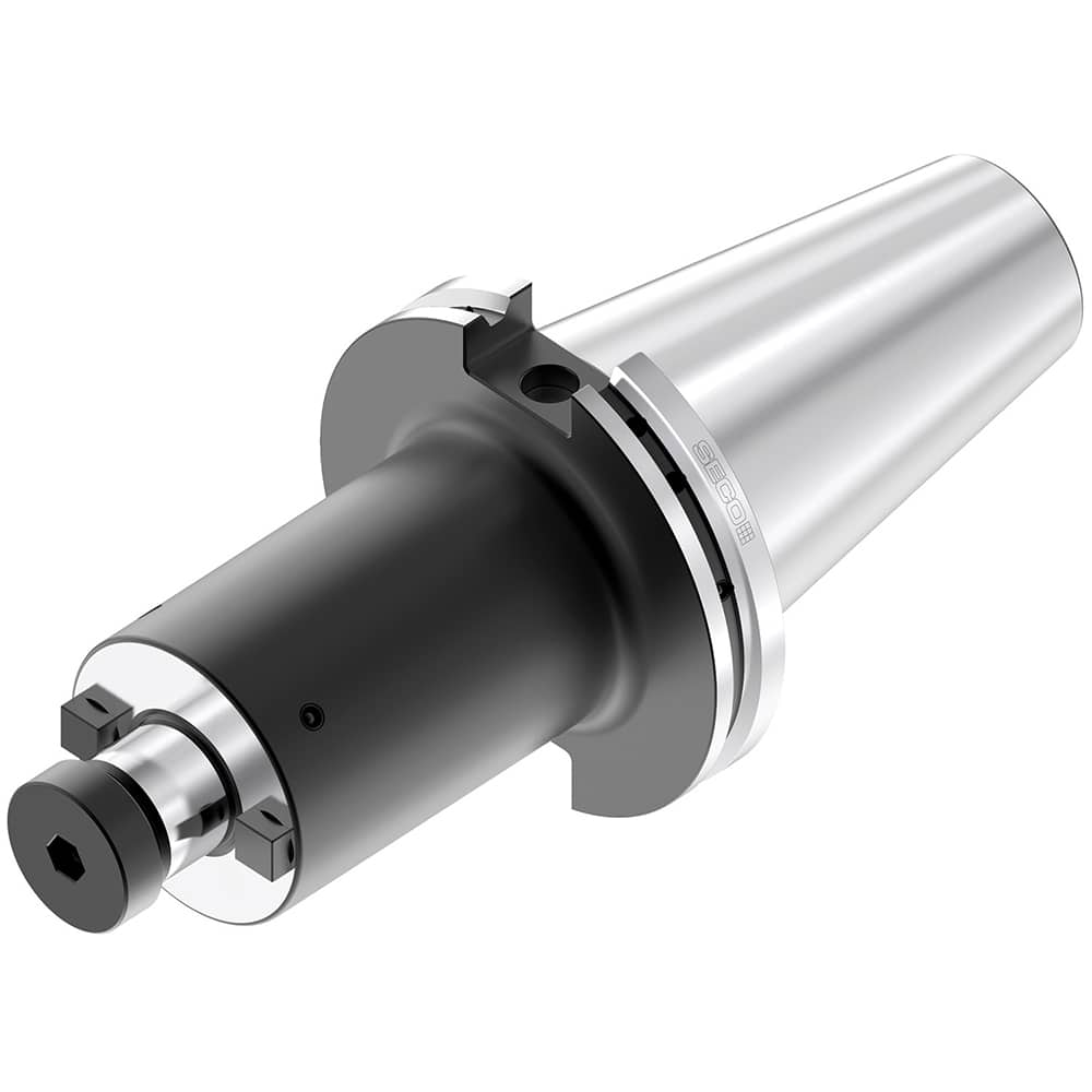 Seco - Shell Mill Holders & Adapters; Shank Type: Taper ; Taper Size: CAT50 ADB ; Pilot Diameter (mm): 19.050 ; Projection Flange to Nose End (mm): 100.00 ; Through Coolant: Yes ; Nose Diameter (mm): 44.45 - Exact Tool & Supply