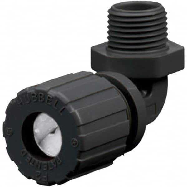 Hubbell Wiring Device-Kellems - 0.25 to 0.38" General Elbow Strain Relief Cord Grip - Exact Tool & Supply