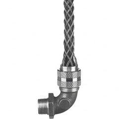 Hubbell Wiring Device-Kellems - 0.37 to 0.5" Liquidtight Elbow Strain Relief Cord Grip - Exact Tool & Supply