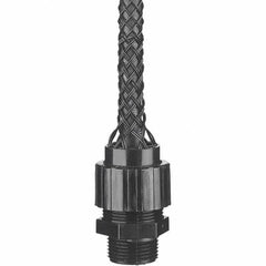 Hubbell Wiring Device-Kellems - 0.5 to 0.62" Liquidtight Straight Strain Relief Cord Grip - Exact Tool & Supply