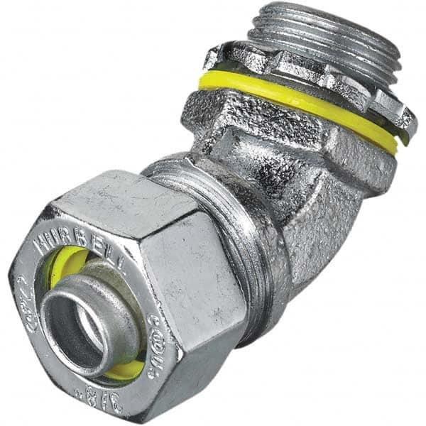 Hubbell Wiring Device-Kellems - Conduit Fittings Fitting Type: Connector Conduit Type: Liquidtight - Exact Tool & Supply